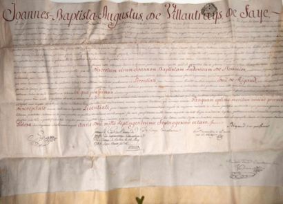 LOT. HIGH-BEARING. 1785. Licence in Theology...