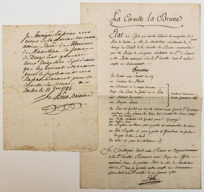 MARINE. 1785. Corvette 