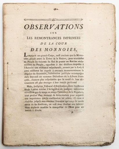 CURRENCY. 1788. 