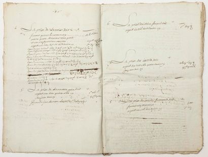 CHARENTE. 1788. SEIGNEURIE D'AIGNES (Aignes-et-Puypéroux...