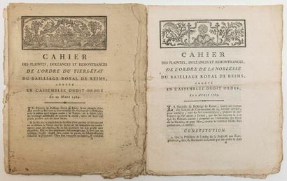 MARNE. REIMS (51). Book of Grievances of...