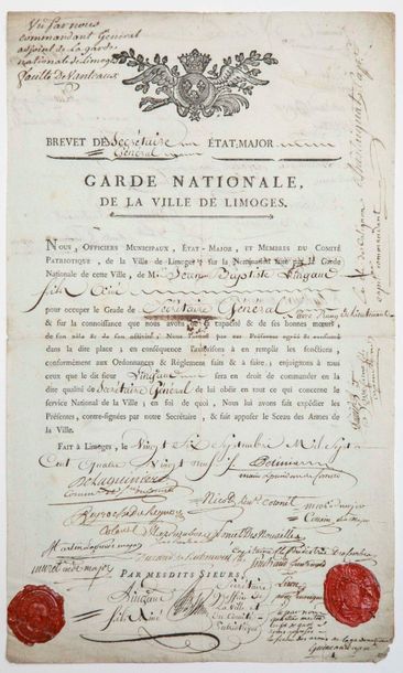 HAUTE-VIENNE. 1789. 