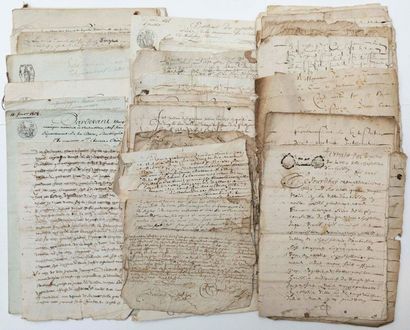 CREAKING. 1609. Châtellenie d'AUBUSSON; Archive...