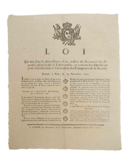 THE VICTORS OF THE BASTILLE. 1790. 