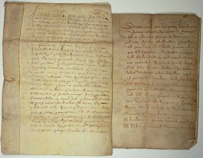 LOIRET. GIEN. LORDS OF NANÇAY. 2 Expeditions...