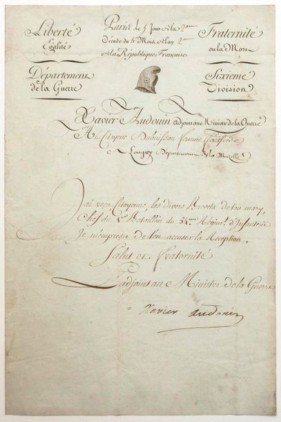 François Xavier AUDOUIN was a man of the...