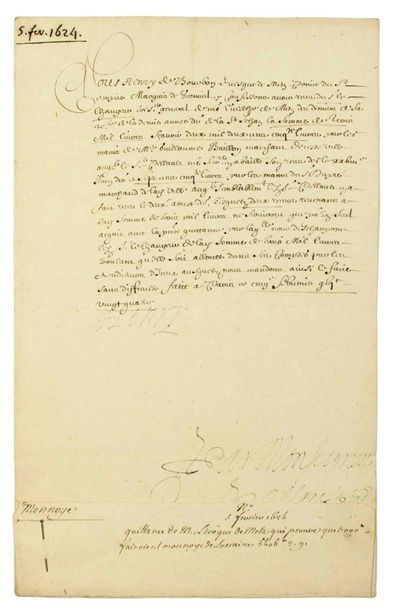Henry de BOURBON, legitimated of FRANCE,...