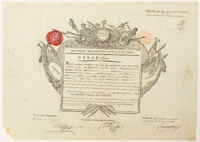 GRENADIER. MEURTHE-ET-MOSELLE. Absolute leave...