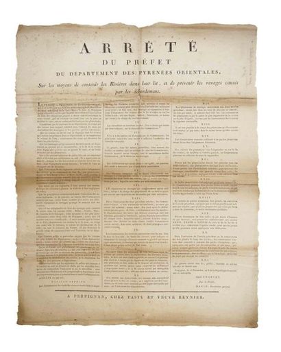 2 Placards on EASTERN PYRENEES Printed in...