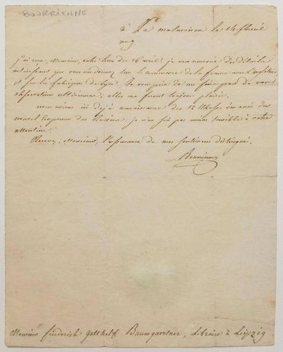 LA MALMAISON (92) - BOURRIENNE (Louis Antoine...