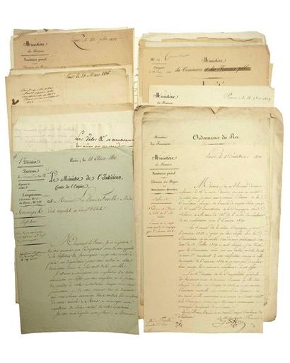 VILLOT-FREVILLE. Archive of the Baron de...