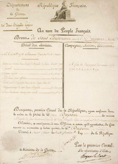 BONAPARTE 1st CONSUL. SUM - 