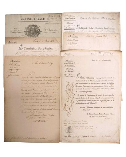MARINE - Career of Jean Baptiste Alexis FRADIN...