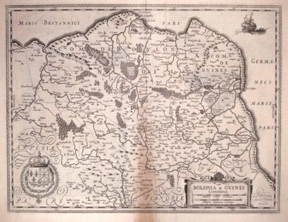 CARD of 1633 of the BOULONNAIS. BOULOGNE...