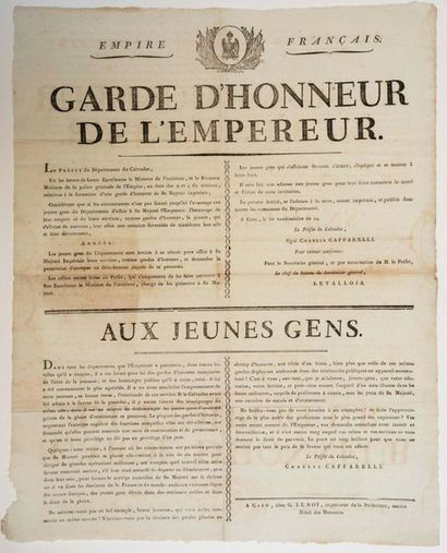 EMPIRE. 1805. EMPEROR NAPOLEON'S GUARD OF...