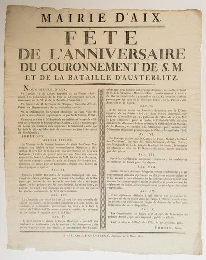NAPOLEON'S CORONATION & BATTLE OF AUSTERLITZ....
