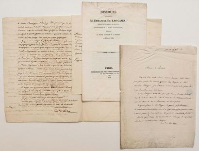 LAS CASES (Pons-Emmanuel de) who followed...