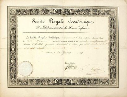 (LOIRE-ATLANTIC). ROYAL ACADEMIC SOCIETY...
