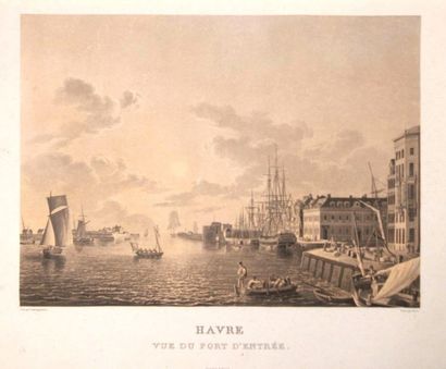 LE HAVRE (76). Engraving 
