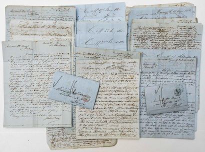 MARINE. 1850. Company WORMS. TRADE WITH ENGLAND....