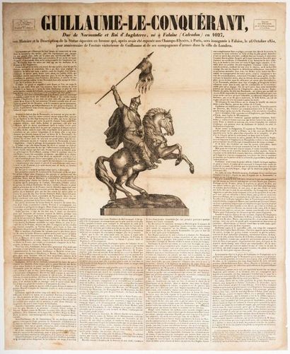 CLIFF (CALVADOS) 1851. Inauguration of the...