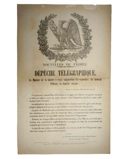 VICTOIRE DE SÉBASTOPOL 10 Septembre 1855....