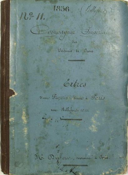 “COMPAGNIE IMPÉRIALE DES VOITURES DE PARIS....