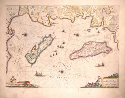 ISLANDS OF D AND OLERON (17). Engraving from...