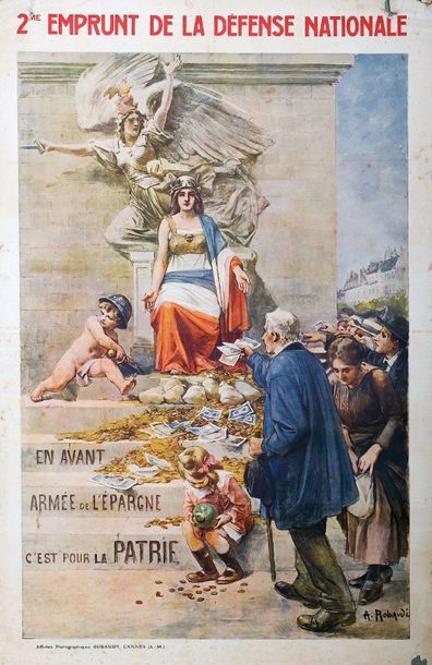 A. ROBAUDI - «EN AVANT, ARMÉE DE L'ÉPARGNE,...