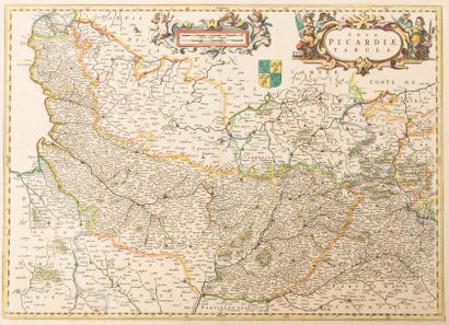 PICARDY. 1662. Map 