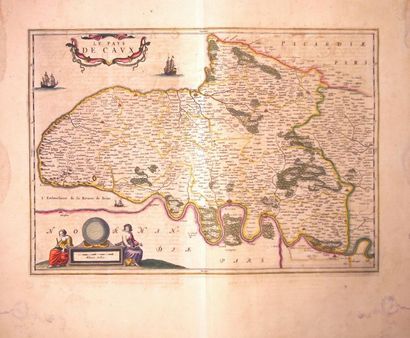Map XVIIth c.: 