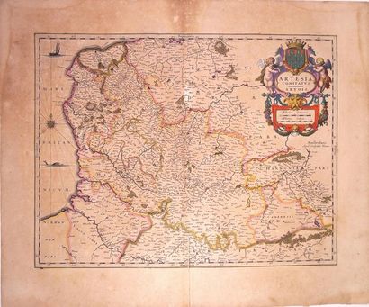 17th century map ARTOIS. 