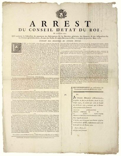 CLOSES SOME POSTS. 1770. 