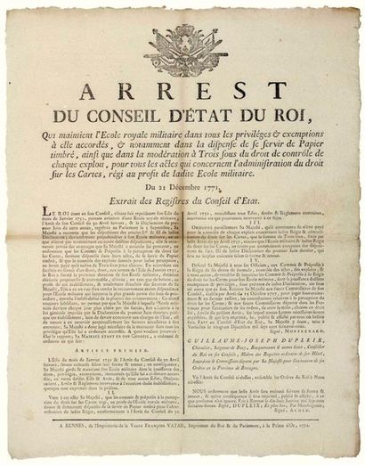ILLE AND UGLY. 1771. ROYAL MILITARY SCHOOL:...