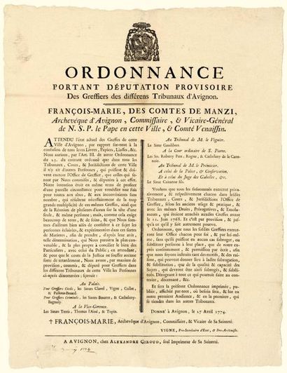 1774. AVIGNON (84). 