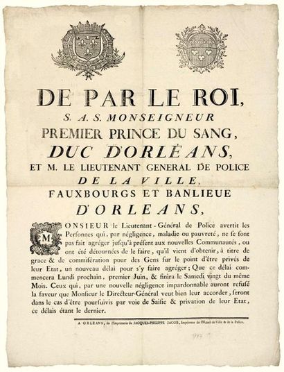 - ORLEANS (45). (1777). 