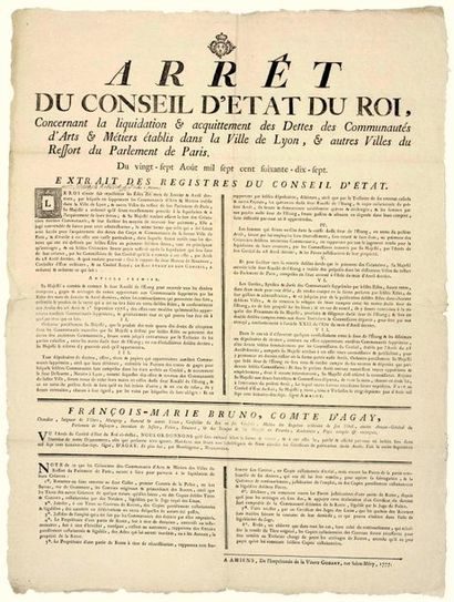 PICARDIE & BOULONNAIS. 1777 