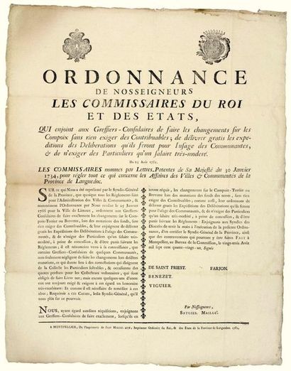 1781. LANGUEDOC. 