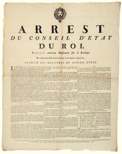 BRITAIN. 1783. ROLLING. 