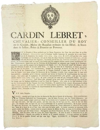 1707. PROVENCE 