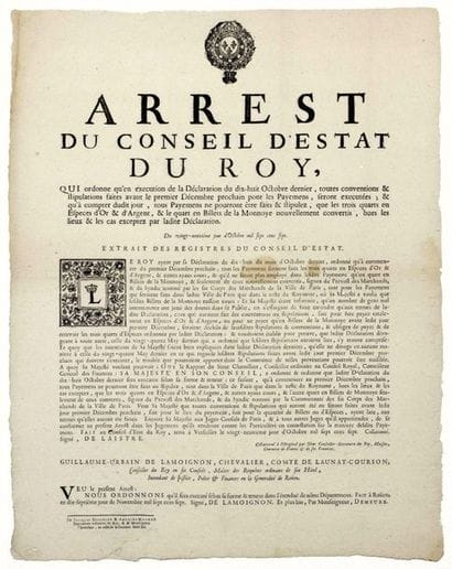 Generality of ROUEN (76). 1707. GOLD & SILVER...