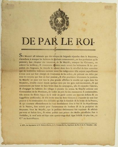 - REVOLUTION. 1789. 