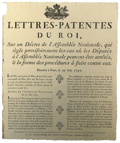 CHARENTE MARITIME. 1790. 