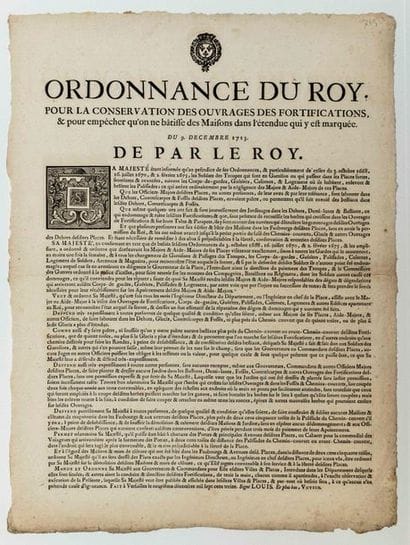 - FORTIFICATIONS. 1713. 