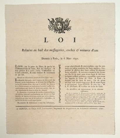 POST & COURIER. 1791. 