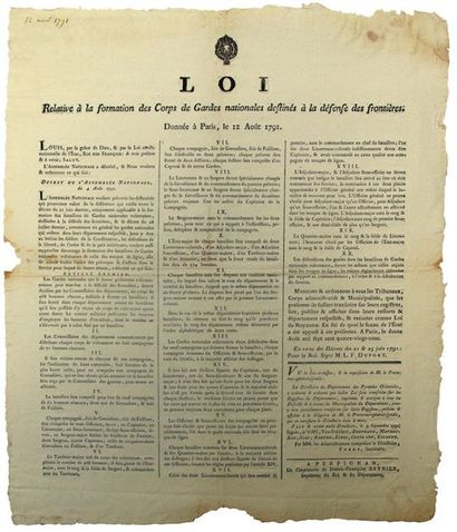 REVOLUTION. 1791. EASTERN PYRENEES. DEFENSE...