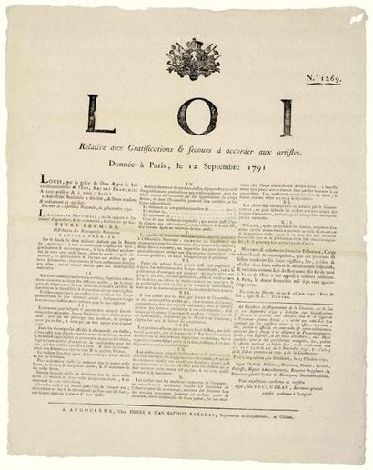 REVOLUTION. 1791. CHARENTE. 