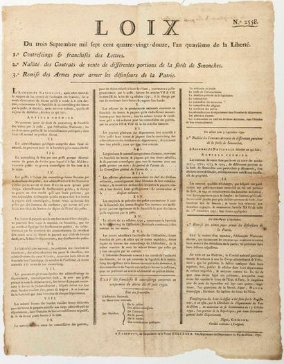 - EURE-ET-LOIR. POST. REVOLUTIONARY ARMY....
