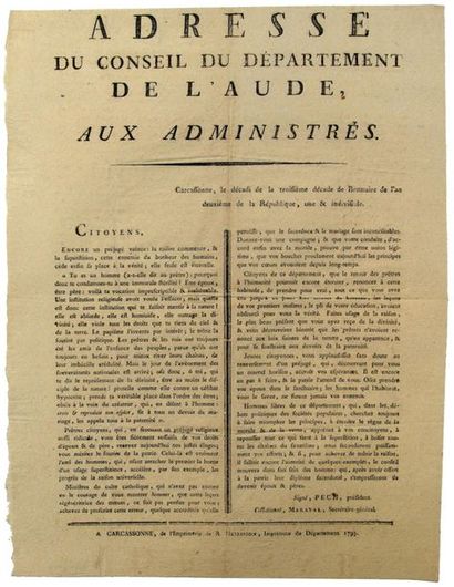 AUDE. 1793. 