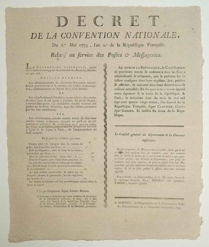 - POST & COURIER. 1793. 
